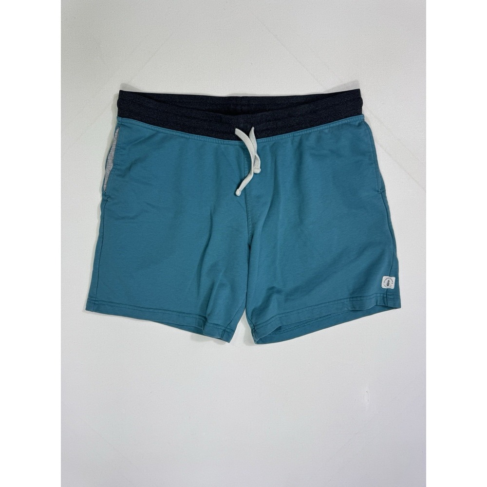 Chubbies Men 35 Blue Sweat Shorts 7 Inseam Lounge Fleece Drawstring Pockets